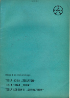 Tesla 536a - Navod k udrzbe 